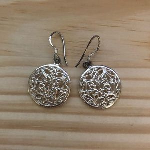 Silver earrings